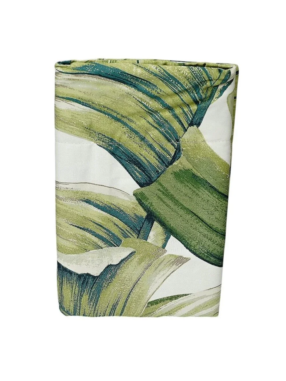 WILLIAMS SONOMA Euro Sham Tropical Leaf 100% Cotton Sateen Pillow Cover NWT